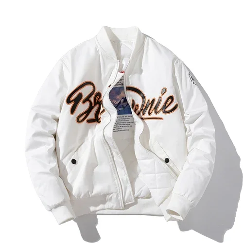 Autum Winter Varsity Jacket Men Hip Hop Vintage Jacket - Image 11