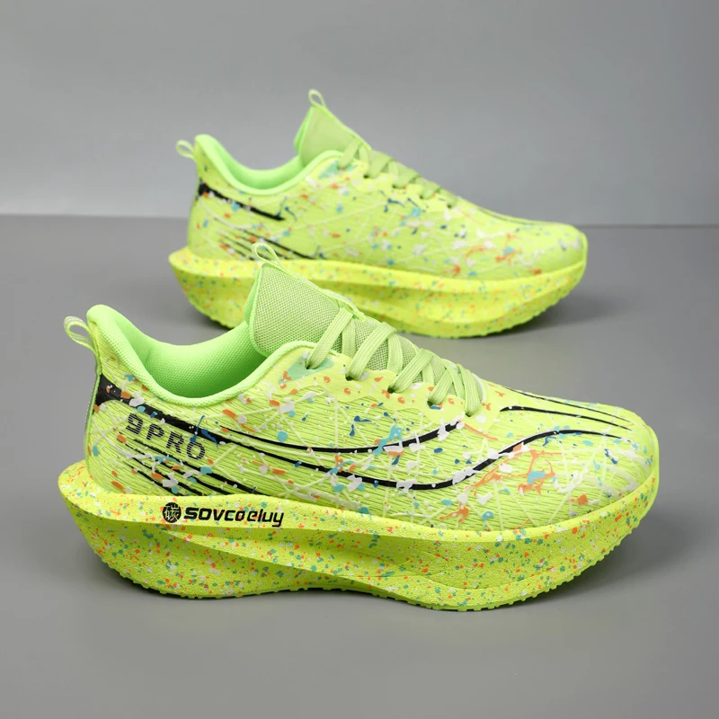 Running Shoes Men Speciality Carbon Board Marathon Sports Breathable Lightweight Women's Comfortable Athletic Nonskid Sneakers - Image 7
