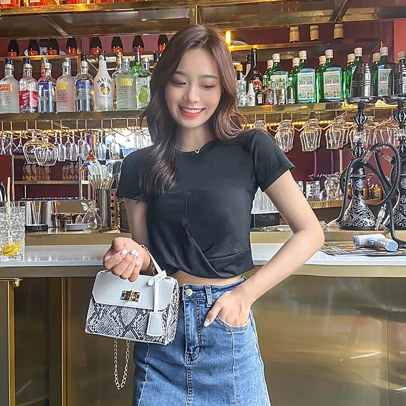 Women's Bags, Snake Print Handbags, Shoulder Crossbody Bags, Mobile Phone Bags - Image 6