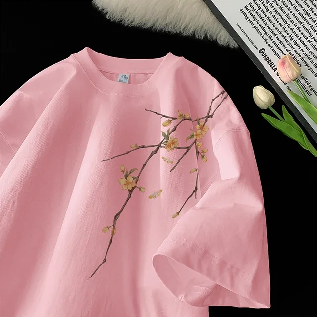 Summer New Floral PatternT-shirt - Image 11