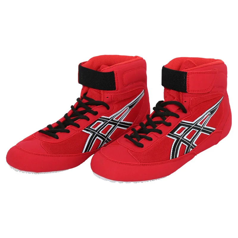 Professional Wrestling Boxing Shoes Squat Shoes Fighting Sanda Training Shoes Fighting Men's and Women's Breathable Coach - Image 3