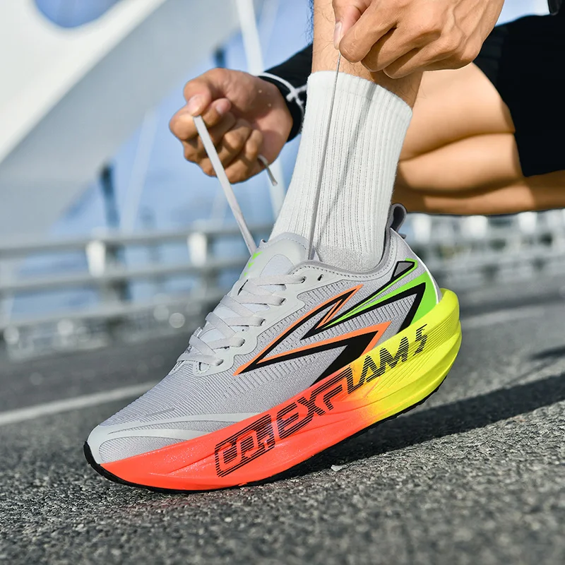 Running Shoes Carbon Board Speciality Marathon Men Sports Breathable Lightweight Women's Comfortable Nonskid Chunta Sneakers - Image 6