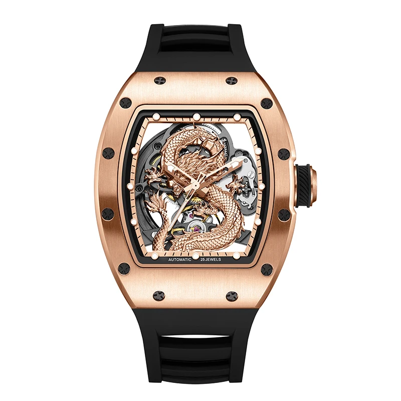 2025 Fashion New Men's Watch High End Luxury Automatic Mechanical Waterproof Watch Automatic Mechanical Watches - Image 8
