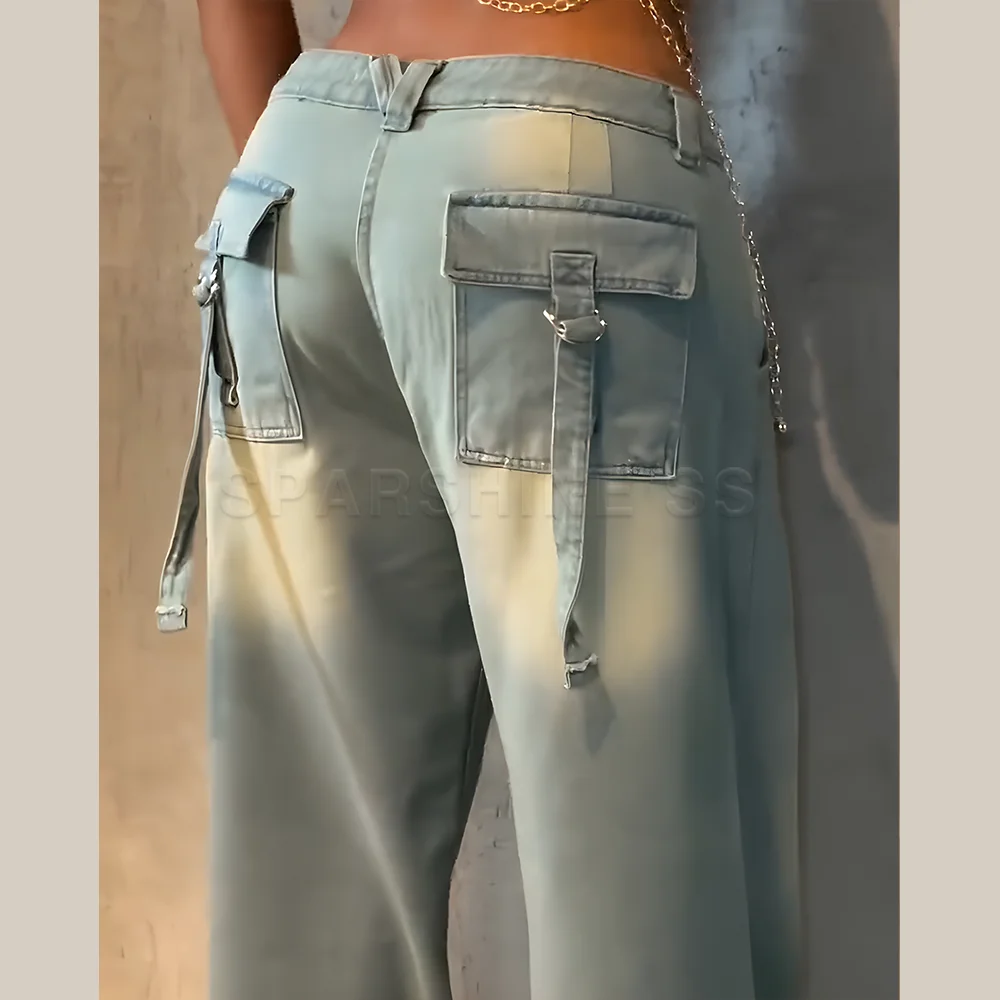 Jeans for Women Straight Pants Vintage Denims - Image 4