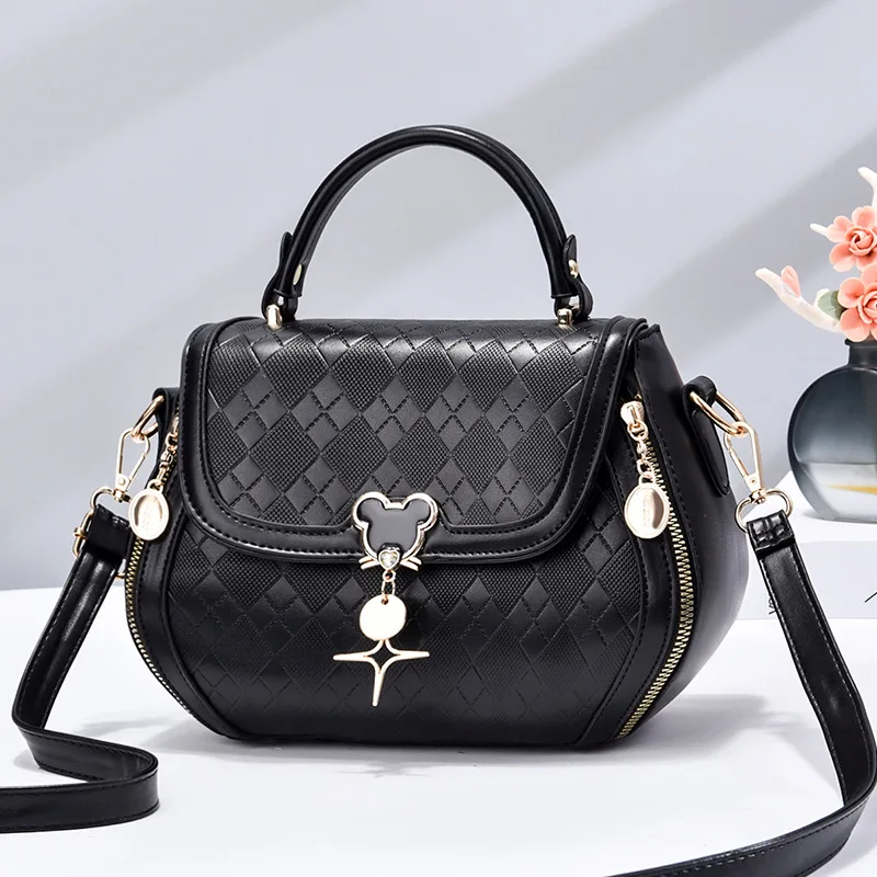 Women tote handbag bag for women shoulder bag sac a main femme luxury designer Genuine leather women's bag Bow Bucket bag - Image 7