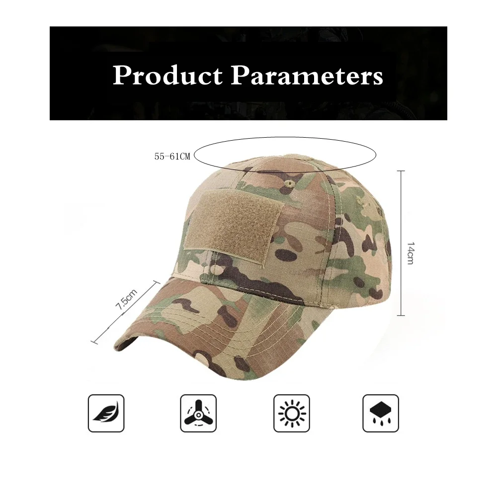 Outdoor Camouflage Baseball Caps Adjustable - Image 5