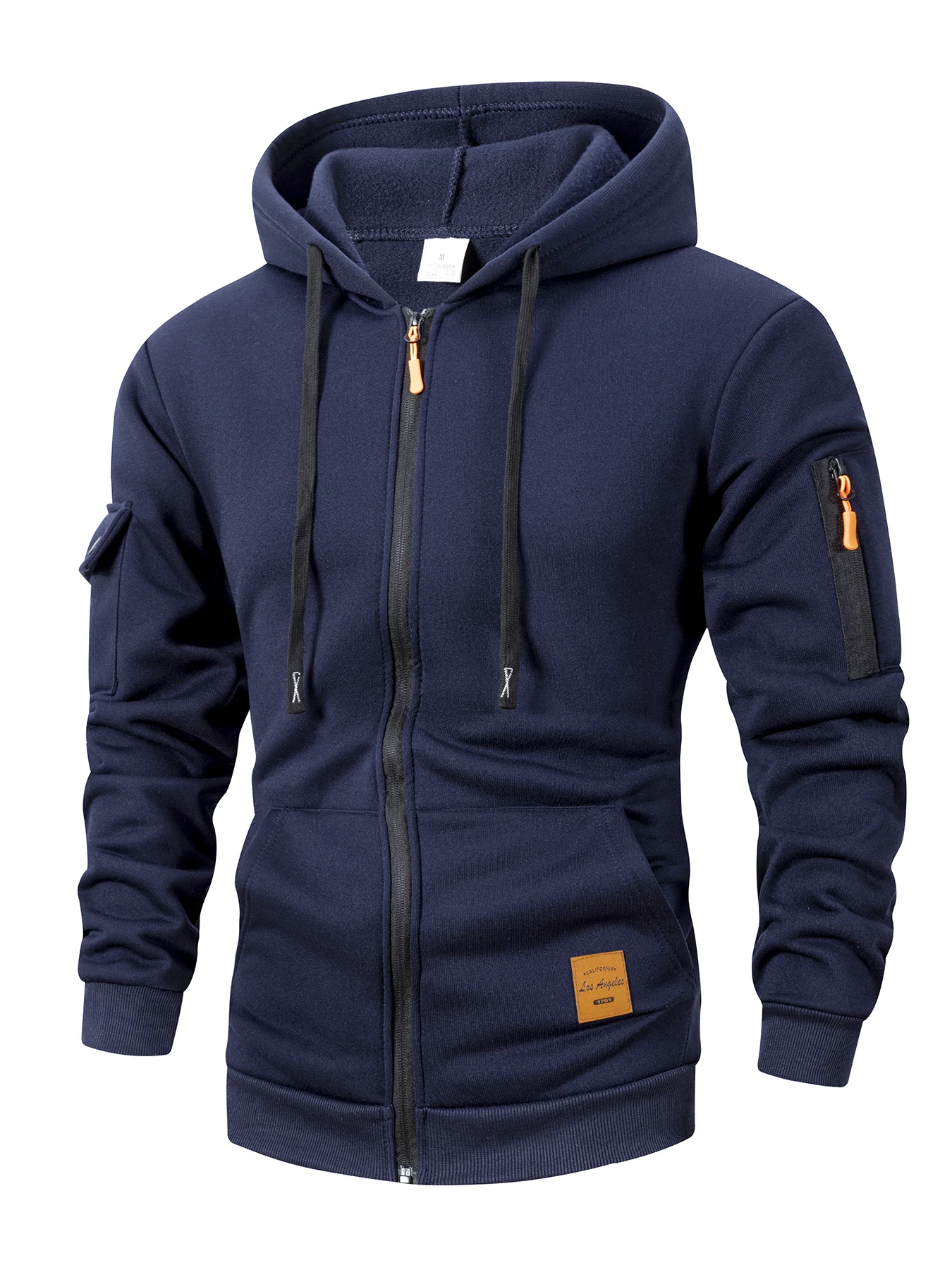 2025 New Autumn Men Sweatshirts Long Sleeve Jacket Hoodie Zipper Closure Jacket Male Hoodies Sweatshirt Slim Fit Male Clothing - Image 5