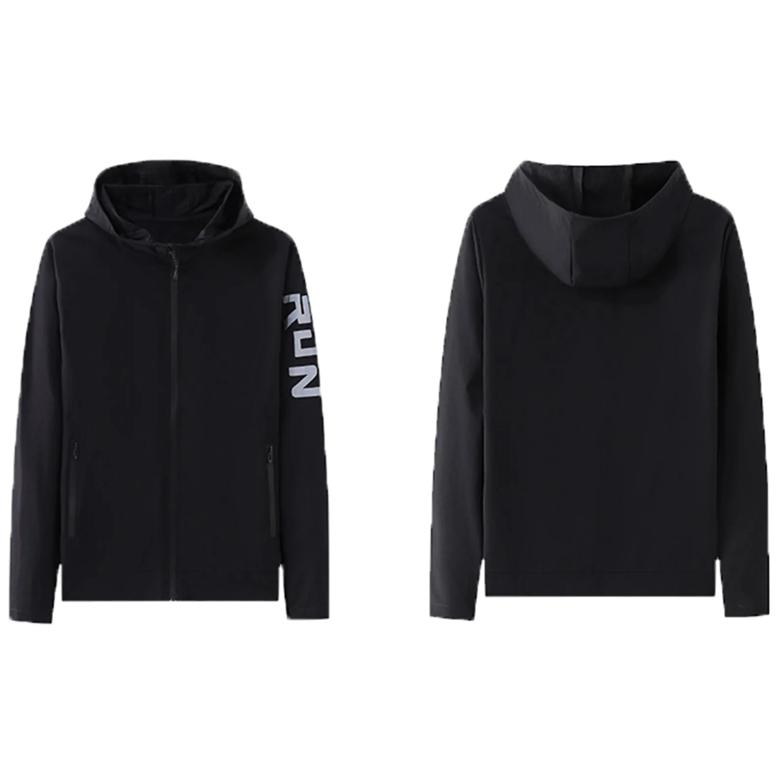 Men'S Running Clothes Lightweight Long Sleeve Loose Quick Drying Clothes Training Cycling Fitness Sports Running Jacket - Image 5