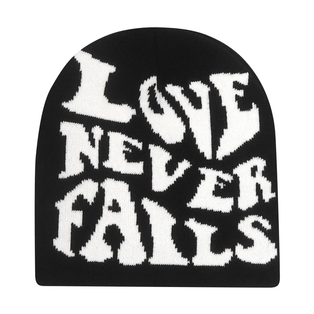 Y2K Letter Knitted Winter Autumn Beanie Cap - Image 102
