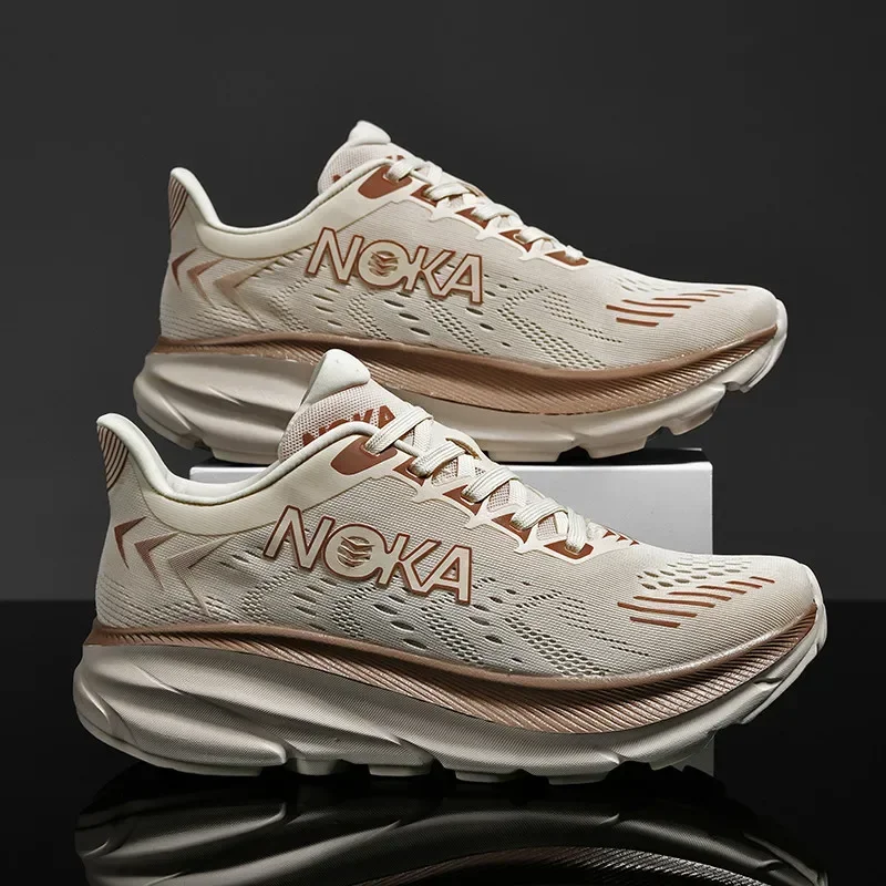 Men's Running Shoes Jogging Breathable Mesh Cushioning Non-Slip Outdoor Luxury shoes Couple Trainer Race Sneakers Off-road Shoes - Image 8