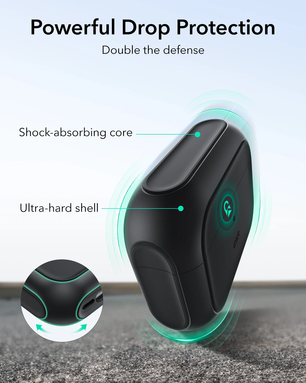 ESR for AirPods Pro 3 Case (2025) Compatible with Airpods Pro 3rd Generation Earphone Case Powerful Drop Protection Cover - Image 6