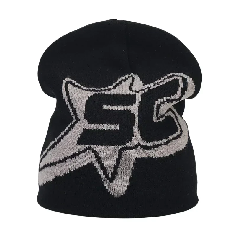 Y2K Letter Knitted Winter Autumn Beanie Cap - Image 7