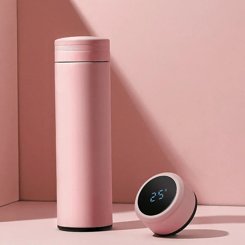 500ML Temperature Display Thermos Cup Stainless Steel Divided Thermos Bottle - Image 6