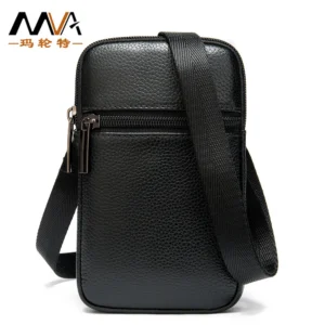 Alternative view of Casual Genuine Leather Messenger Bags Mens Bag For Men Small Phone bag Men's Crossbody Bags Shoulder Male Cross body BAGS Luxury