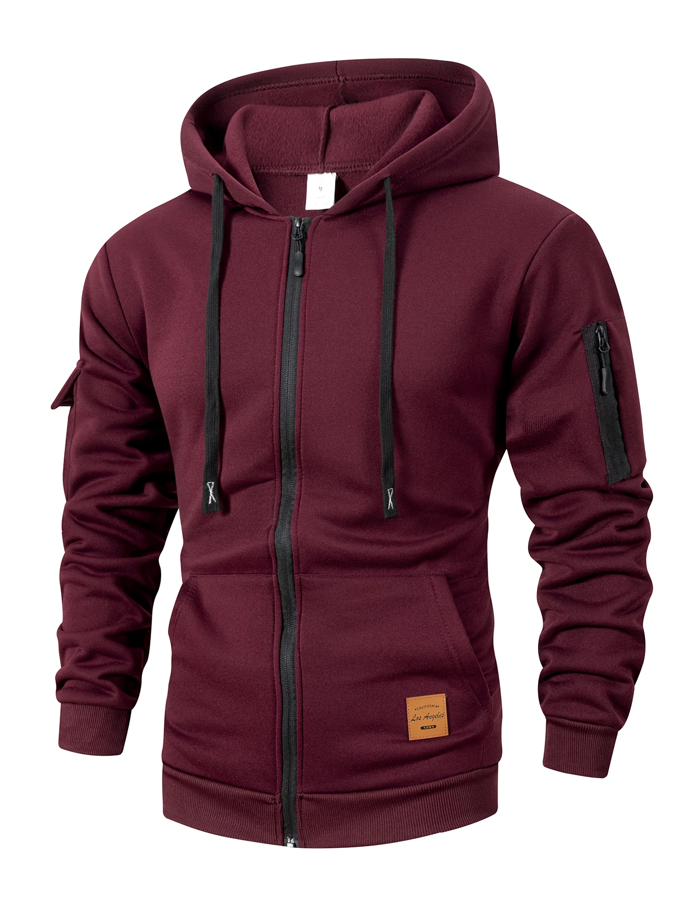 2025 New Autumn Men Sweatshirts Long Sleeve Jacket Hoodie Zipper Closure Jacket Male Hoodies Sweatshirt Slim Fit Male Clothing - Image 4