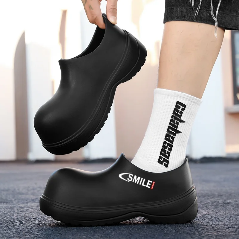 Men Chef Clogs 2025 Summer Soften Garden Clogs For Women Plain Sandals - Image 2