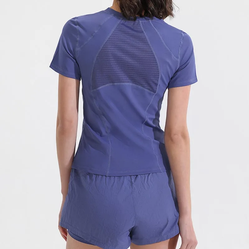 Women Gym Yoga Wear Sport High Waist Short Pocket Run Women Sportswear Fitness Outfi Push Up Quick Drying Summer Sport Clothing - Image 6