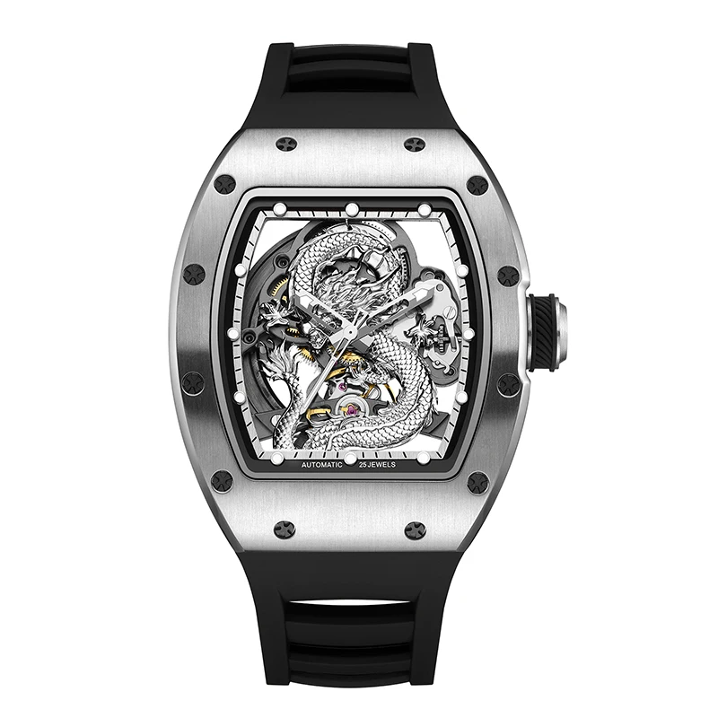 2025 Fashion New Men's Watch High End Luxury Automatic Mechanical Waterproof Watch Automatic Mechanical Watches - Image 2
