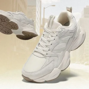Baasploa Women Casual Shoes Comfort Leather Walking Sneakers For Women