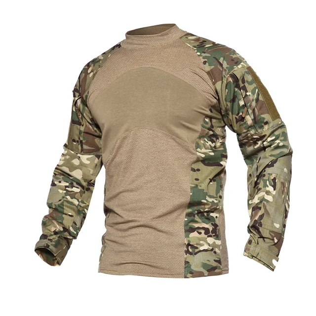 Men Spring Summer Tactical T-shirt Army Combat - Image 7