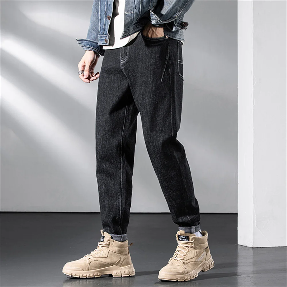 Men Harem Jeans Loose Baggy Casual Joggers Hip Hop Denim Pants Camouflage Patchwork Streetwear Trousers Man Clothing jeans - Image 3