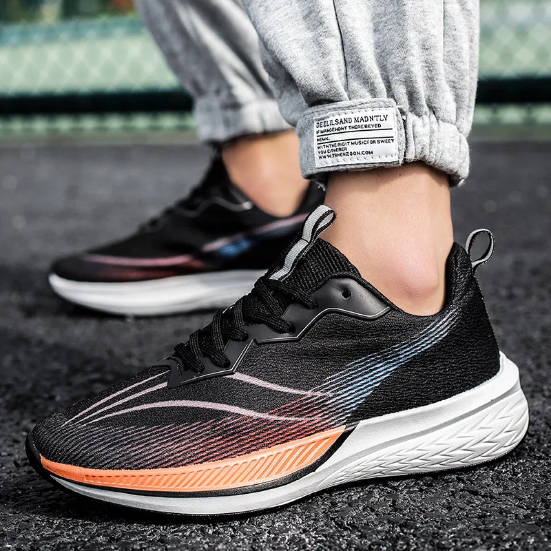 Running Shoes Carbon Board Speciality Marathon Men Sports Breathable Lightweight Women's Comfortable Athletic Men's Sneakers - Image 3