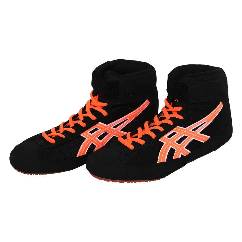 Professional Wrestling Boxing Shoes Squat Shoes Fighting Sanda Training Shoes Fighting Men's and Women's Breathable Coach - Image 2