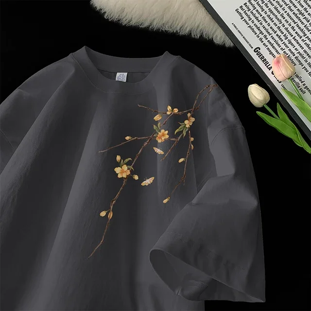 Summer New Floral PatternT-shirt - Image 9