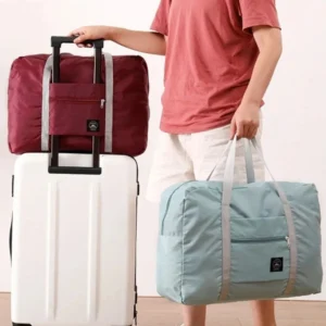 Foldable travel luggage bag, airline carry-on bag, lightweight large-capacity bag, sports weekend travel