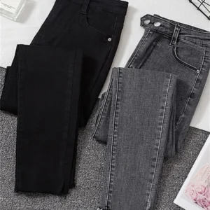 Jeans Female Denim Pants Black Womens Jeans