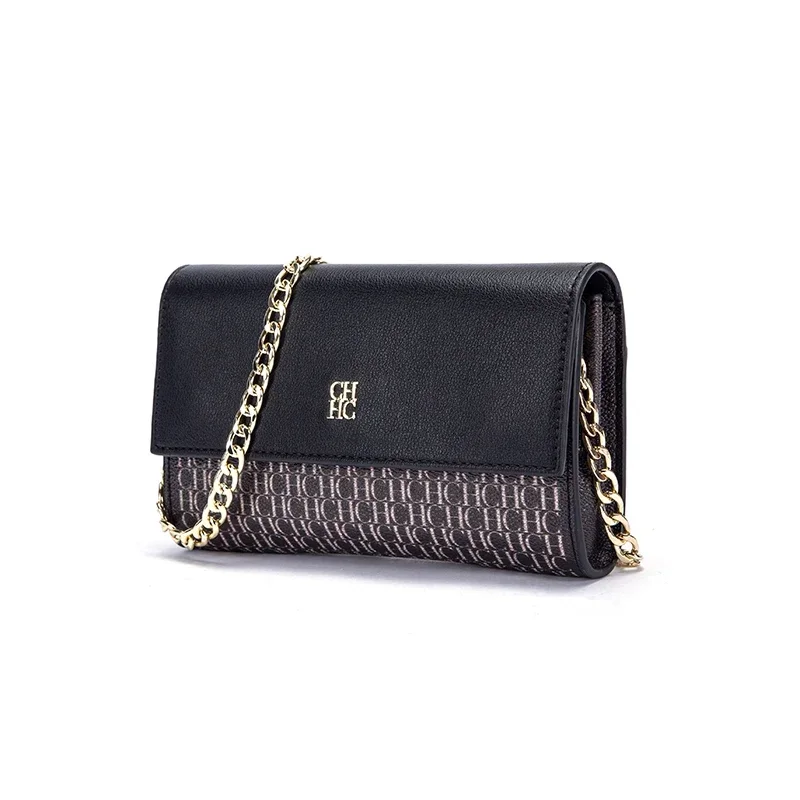 Women's Crossbody Bag Light Luxury Design Chain Bag Color Blocked Women's Chain Bag - Image 10