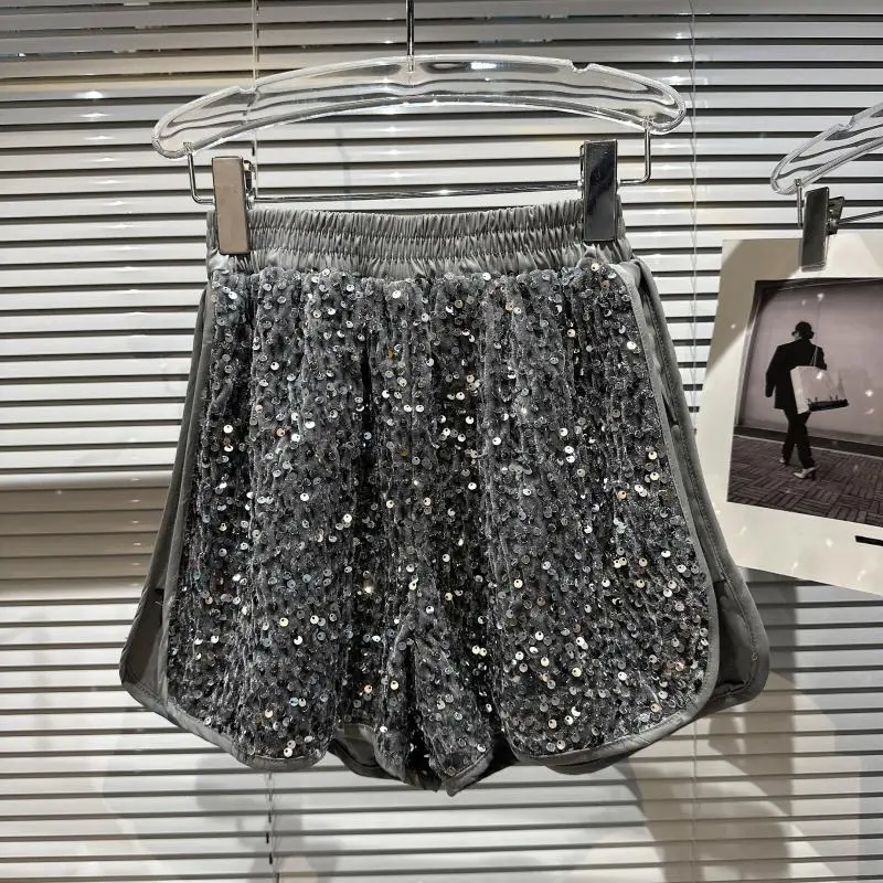 Shorts High Waist Zip Bodycon Shorts Feminino Skinny Party Club Shorts - Image 5
