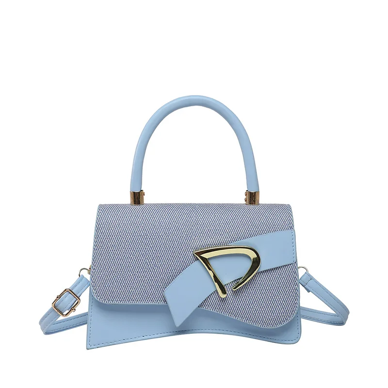 Women's Bags, Hand-held Spliced Contrasting Crossbody Bag Fashion - Image 5