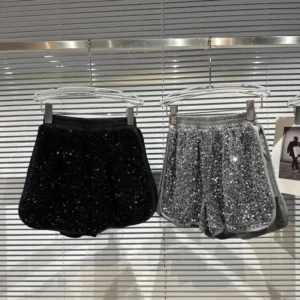 Alternative view of Shorts High Waist Zip Bodycon Shorts Feminino Skinny Party Club Shorts