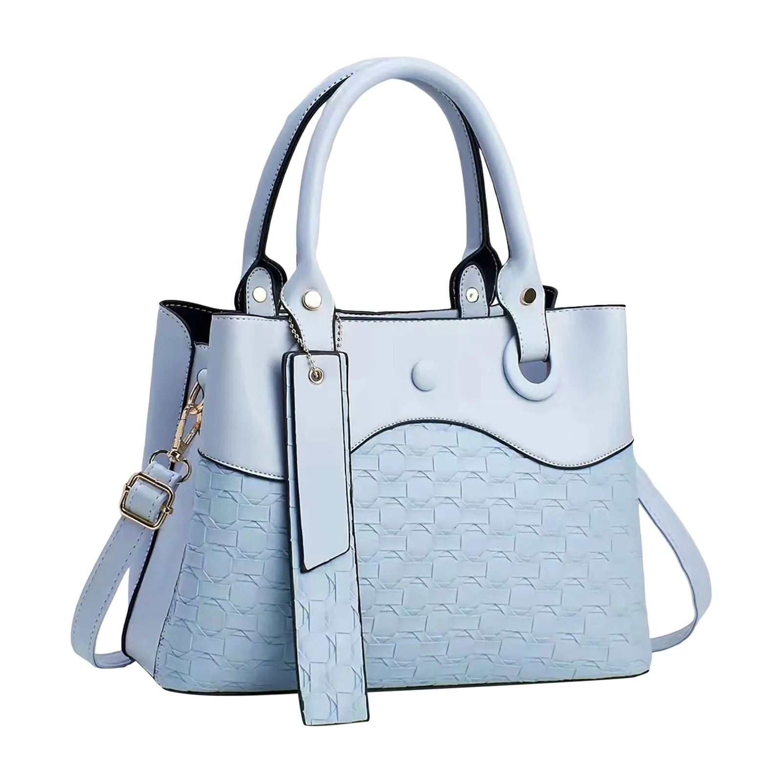 Tote Bag for Women Retro Handbag Simple And Atmospheric Single Shoulder Bag - Image 3
