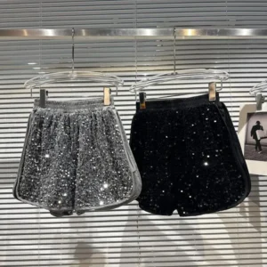 Shorts High Waist Zip Bodycon Shorts Feminino Skinny Party Club Shorts