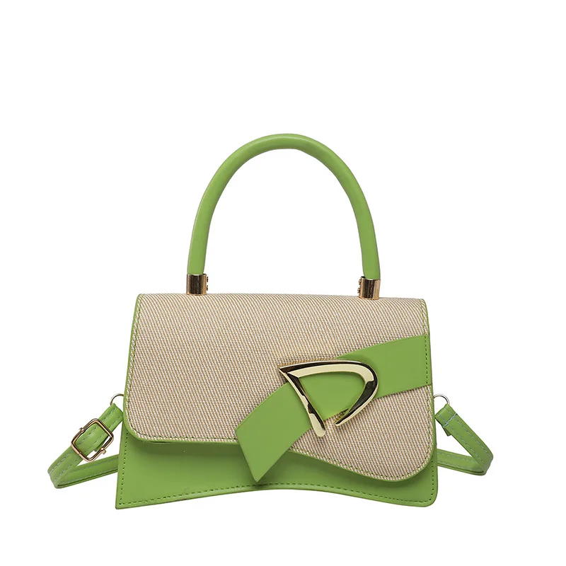 Women's Bags, Hand-held Spliced Contrasting Crossbody Bag Fashion - Image 8