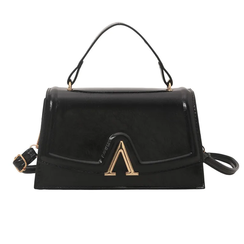 Women's Single Shoulder Underarm French Pure Color Crossbody Bag - Image 5