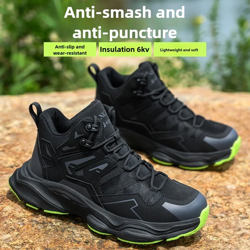 Lightweight Durable Safety Boots Anti-Smash Anti-Puncture Comfortable - Image 6