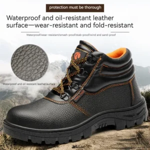 Alternative view of Men Work Safety Boots Anti-smash Anti-puncture Work Sneakers