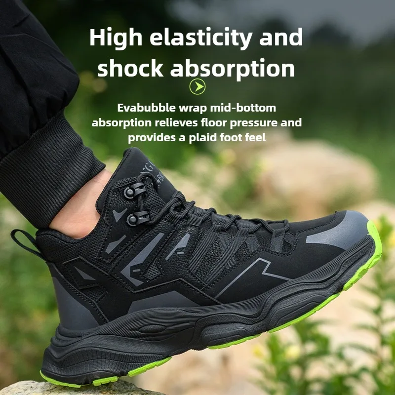 Lightweight Durable Safety Boots Anti-Smash Anti-Puncture Comfortable - Image 4