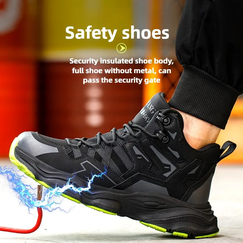 Lightweight Durable Safety Boots Anti-Smash Anti-Puncture Comfortable - Image 3