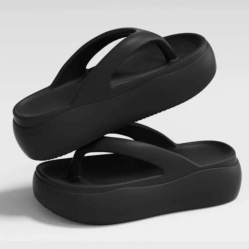 Women Slippers 2026 New Summer Casual Flip Flop Platform Slippers Fashion Outdoor Beach Shoes Comfort Simple Style Flats Slides - Image 3