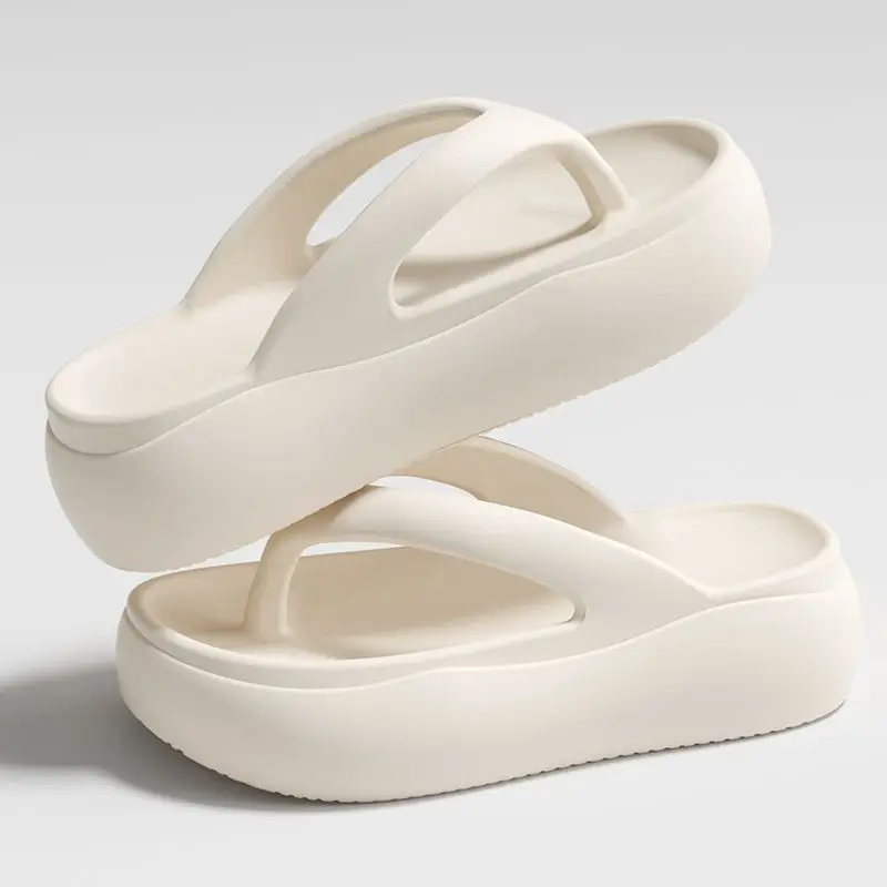 Women Slippers 2026 New Summer Casual Flip Flop Platform Slippers Fashion Outdoor Beach Shoes Comfort Simple Style Flats Slides - Image 4