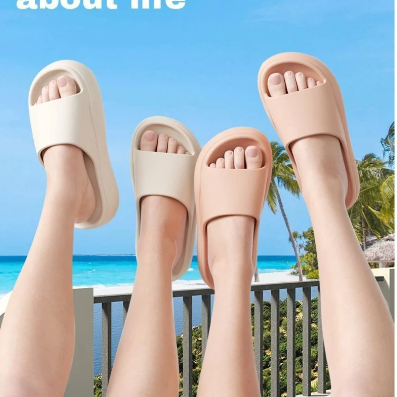 Women Slippers 2026 New Summer Casual Flip Flop Platform Slippers Fashion Outdoor Beach Shoes Comfort Simple Style Flats Slides - Image 5