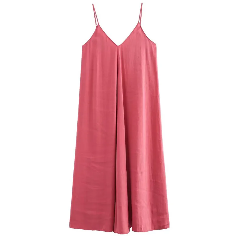 Dress Summer Green Red Black Dress Casual V-Neck Backless Long Dresses Sleeveless Vestidos Resort Dresses - Image 9