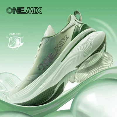 ONEMIX New Shock-Absorbing and Wear-Resistant Fitness Women Sports Shoes Lightweight Road Shoes